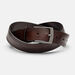 Dattilo Textured Leather Belt, Brown, hi-res